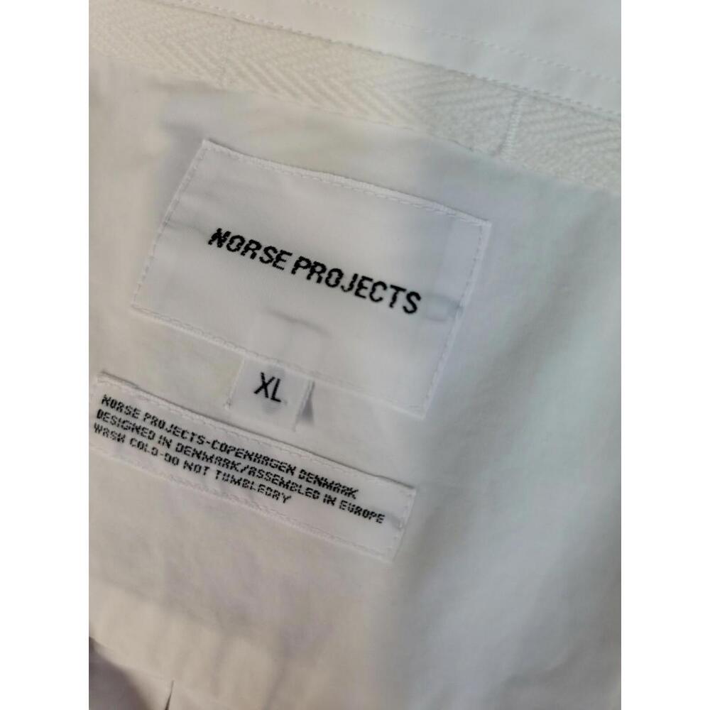 Norse Projects Osvald classic White Cotton Poplin Buttons up Shirt XL #C - Picture 9 of 12